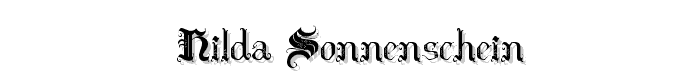 Hilda Sonnenschein font